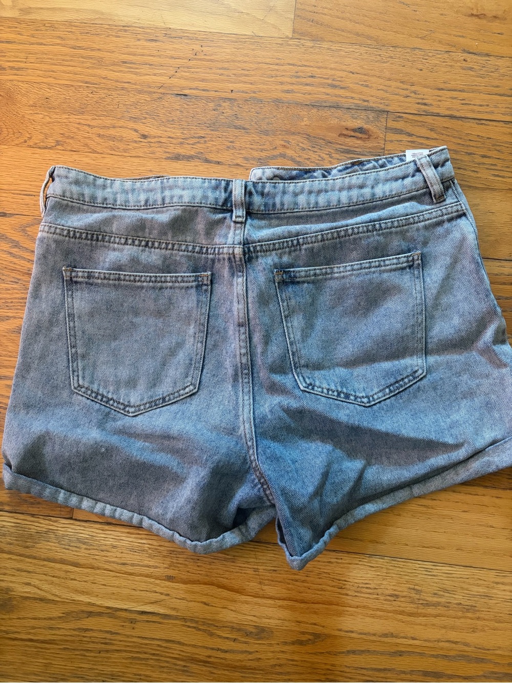 Pacsun High-Rise Washed Blue Denim Women's Shorts
